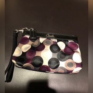 Coach Satin Wristlet